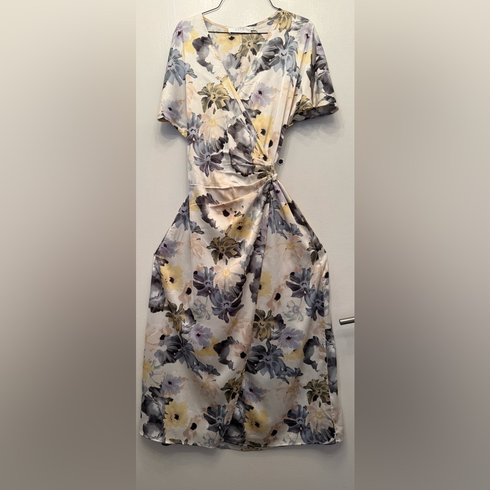 ASTR The label wrap maxi dress